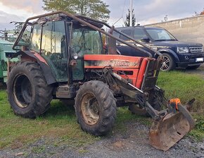 2002 lesní ZETOR 9641 Forterra turbo traktor UKT naviják - 2