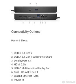 DELL dock stanica wd19 - 2