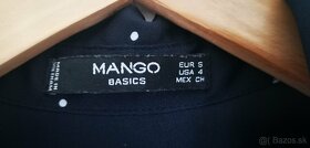 Tmavomodrá blúzka Mango - 2