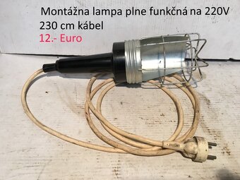 Montážna lampa s 230 cm káblom - 2