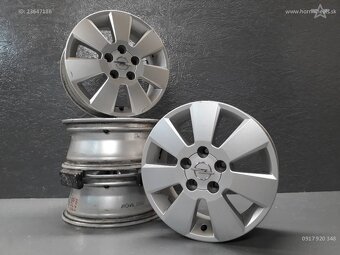 Opel originál alu disky 6J R15 5x110 ET43 1249 - 2