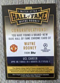 Topps Match Attax 24/25 - Hall of fame (Rooney) - 2