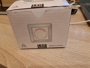 LED Dimmer / LED Stmievač čierna farba - 2