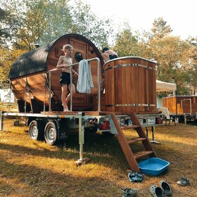 POŽIČIAM , PRENAJOM mobilné wellness, mobilna sauna s kaďou - 2