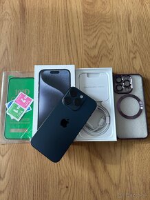 iPhone 15 Pro 128 gb Blue Titanium v záruke - 2