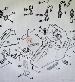 REZERVE. Impulzná hadička na Stihl 044, 046, MS 440  MS 460 - 2