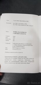 Teória manažmentu v ošetrovateľstve - 2