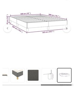 Posteľ a matrac 160x200 - 2