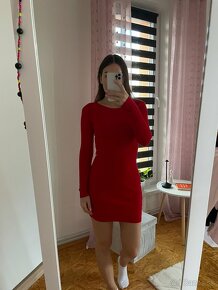 Červené mini šaty - 2