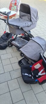 Britax Go 3kombinacia + fusak+ CHiCCO stolička+ohradka - 2