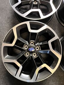 5x100 R17 ORIGINÁL alu disky Subaru XV Crosstrek - TOP STAV - 2