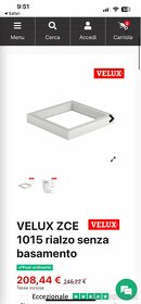 VELUX ZCE 1015 60x60cm rámový nadstavec na svetlík - 2