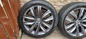 Predám orginal VW ARTEON ALMERE R-LINE 5x112 245/45r18zimné - 2