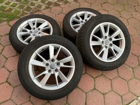 205/60 R16 orig. AUDI A4 Dunlop zimná sada - 2