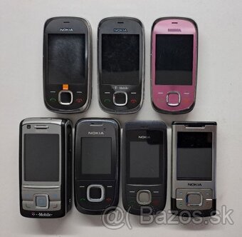 NOKIA 7230 - 6280 - 2680s - 2220s - 6500s Výsúvačky 2x 6680 - 2