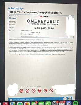 One Republic Praha 5.10.2025 - 2