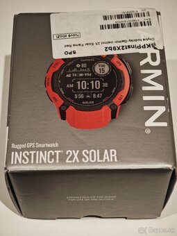 Predám Garmin Instinct 2X Solar Flame Red v záruke 17mes - 2