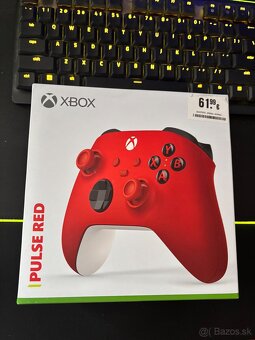 XBOX PULSE RED + nabíjací kábel - 2