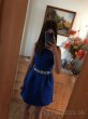 Nové modré šaty-S - 2