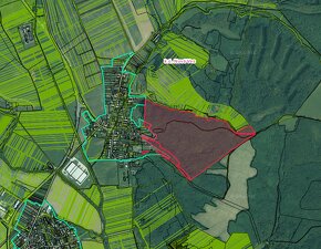 Nová Ves – 900 m2 LESÍK pri obci – NA PREDAJ - 2