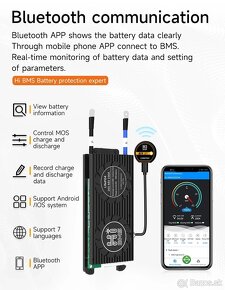 Smart BMS 200A s16 + Bluetooth na 48V - 2