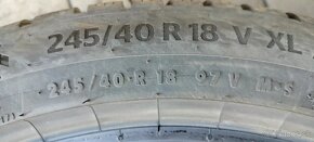 Predám 1 zimnú pneumatiku 245/40 R18 97V Continental - 2