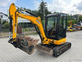 Minibager minirypadlo JCB 8025 ZTS,  3 lizice, rychloupinak - 2