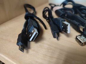 Sada 6x USB káblov (Micro, Mini, B, Apple 30 pin, Lightning) - 2