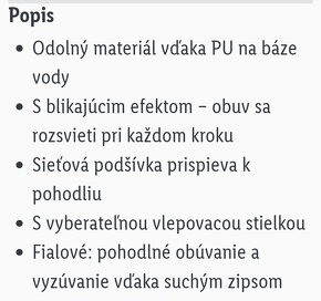 Nové blikajúce tenisky č.27. - 2