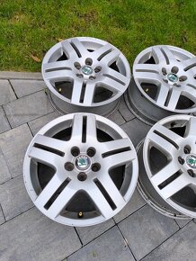 5x100 R15 Skoda alu disky - 2