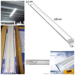 Predám LED stropné svetla 120CM 120W 6500k studená biela - 2