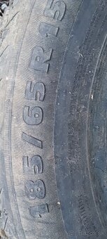 Predám zimné pneumatiky 185/65 r15 - 2