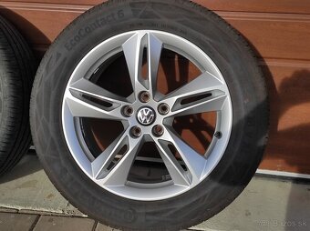 Predám sadu kolies r18 s letnými pneu Continental 235/55 R18 - 2