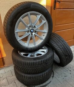 5x112 R17 IS27 ET27 7,5J  + 225/55 R17 Continental zimné - 2