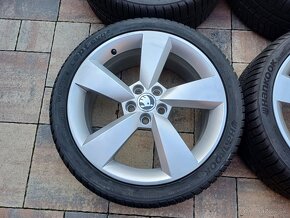 hlinikové disky org.-Skoda Rapid--7Jx17-ET-46--5x100 - 2