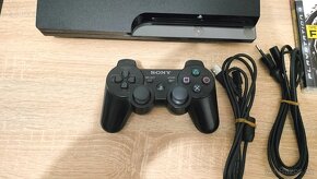 PS3 Slim s 320GB HDD, príslušenstvom + 7 hier - 2