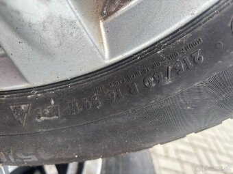 Predám hliníkové disky na Škoda Octavia (215/60R16) - 2