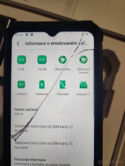 Oukitel WP15 8GB/ 128GB  15600mAh baterie - 2
