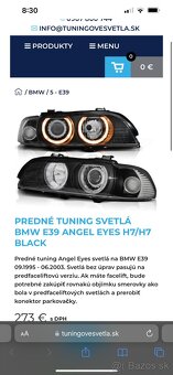 BMW E39 svetla angel eyes - 2