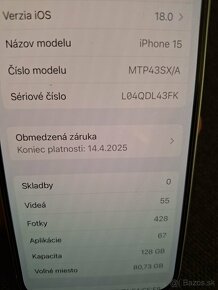 Iphone 15 128GB blue - 2