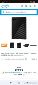 Externý disk, externý, HDD - 2