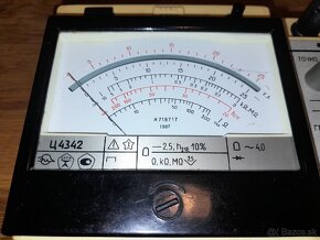 Predám multimeter Ц4342, 1987 rok výroby - 2