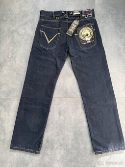 Moto kevlarové rifle King Kerosin Oldschool Jeans - 2