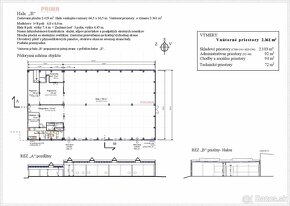 ID 3041 Skladová  / výrobná hala, 2360 m2, „B“ - 2