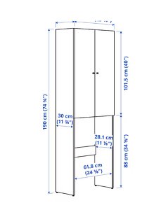 Predám skrinku -  ikea nysjon - 2