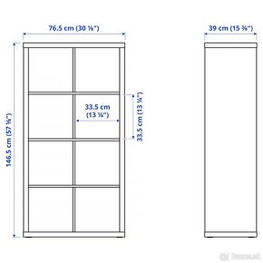 Policový diel Kallax Ikea - 2
