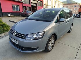 VW Sharan 2,0 tdi r.v. 2014, 177 koní, automat- 6st., 5miest - 2