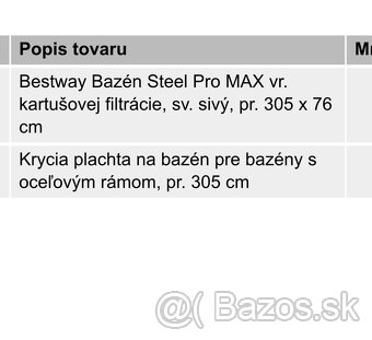 Bestway Bazen 305x76cm - 2