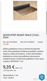 QUICK-STEP SILENT WALK (7m2) - 2mm - 2