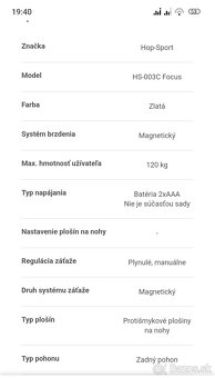 Predám Eliptický trenažér - 2